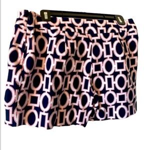 Crown & ivy Blue, Red Geometric Skort, skirt & shorts, size 10